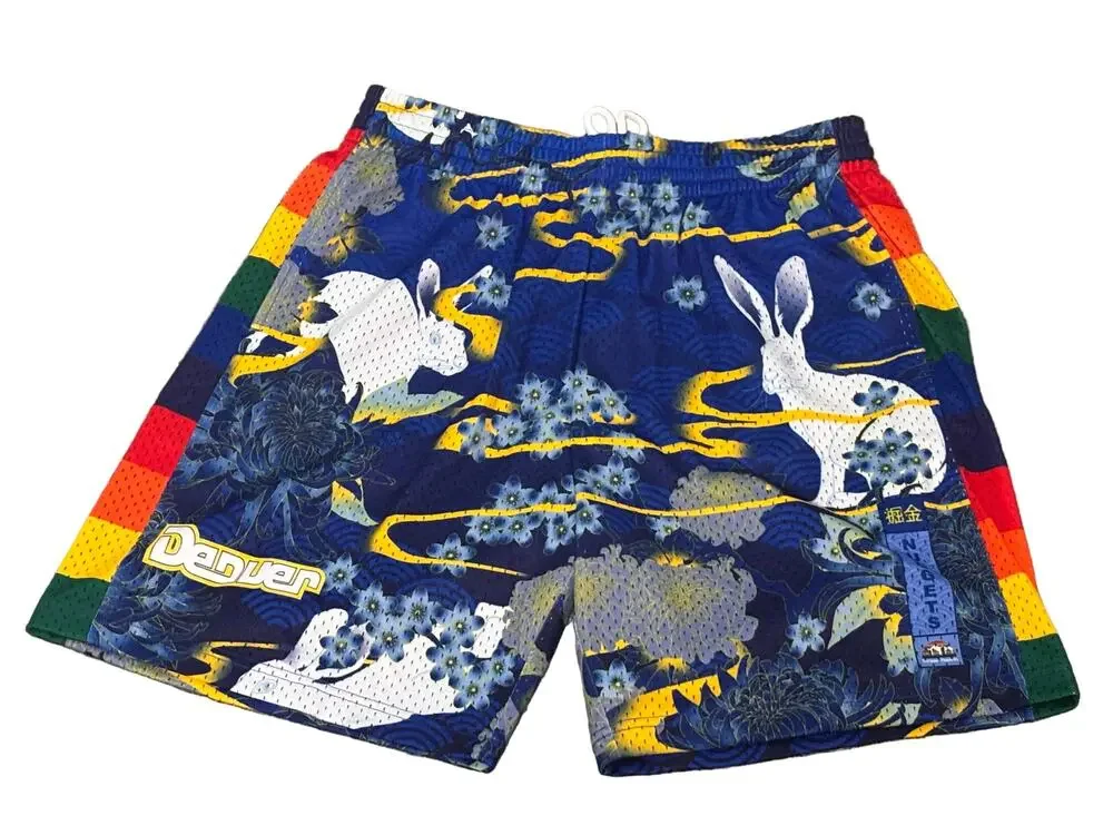 Denver Nuggets Mitchell & Ness Lunar New Year NBA HWC Mens L NWOT